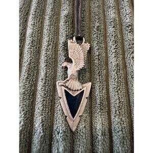 Eagle‎ Arrowhead Pendant Necklace Men Women Cord Native American Inspired